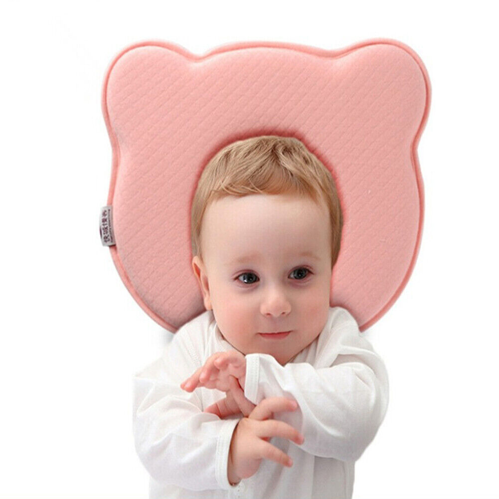 US 1-2 Pc Kid Infant Sleeping Pillow Head Protection Quilt Anti-roll Cushion Pad
