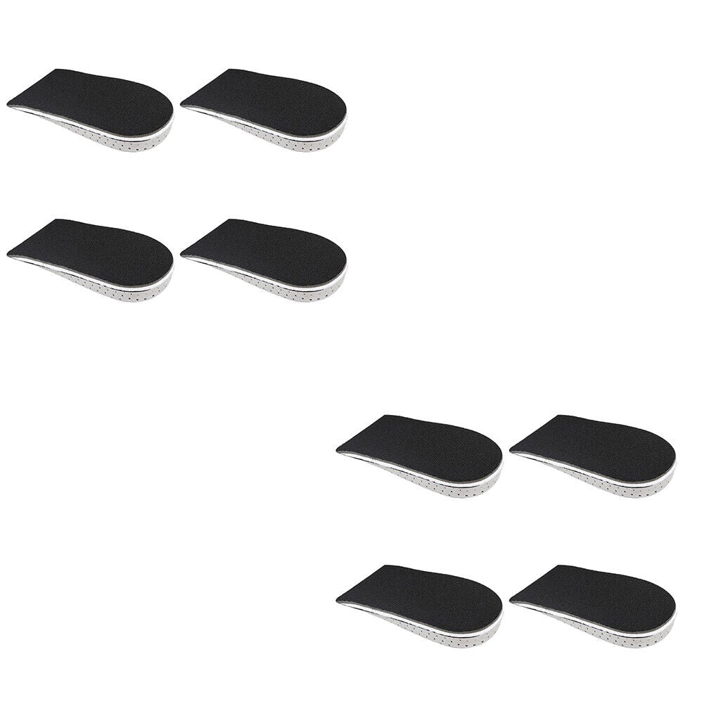 US 2-4 Pairs Men Women Invisible Height Increase Insoles Heel Lift Taller Pad