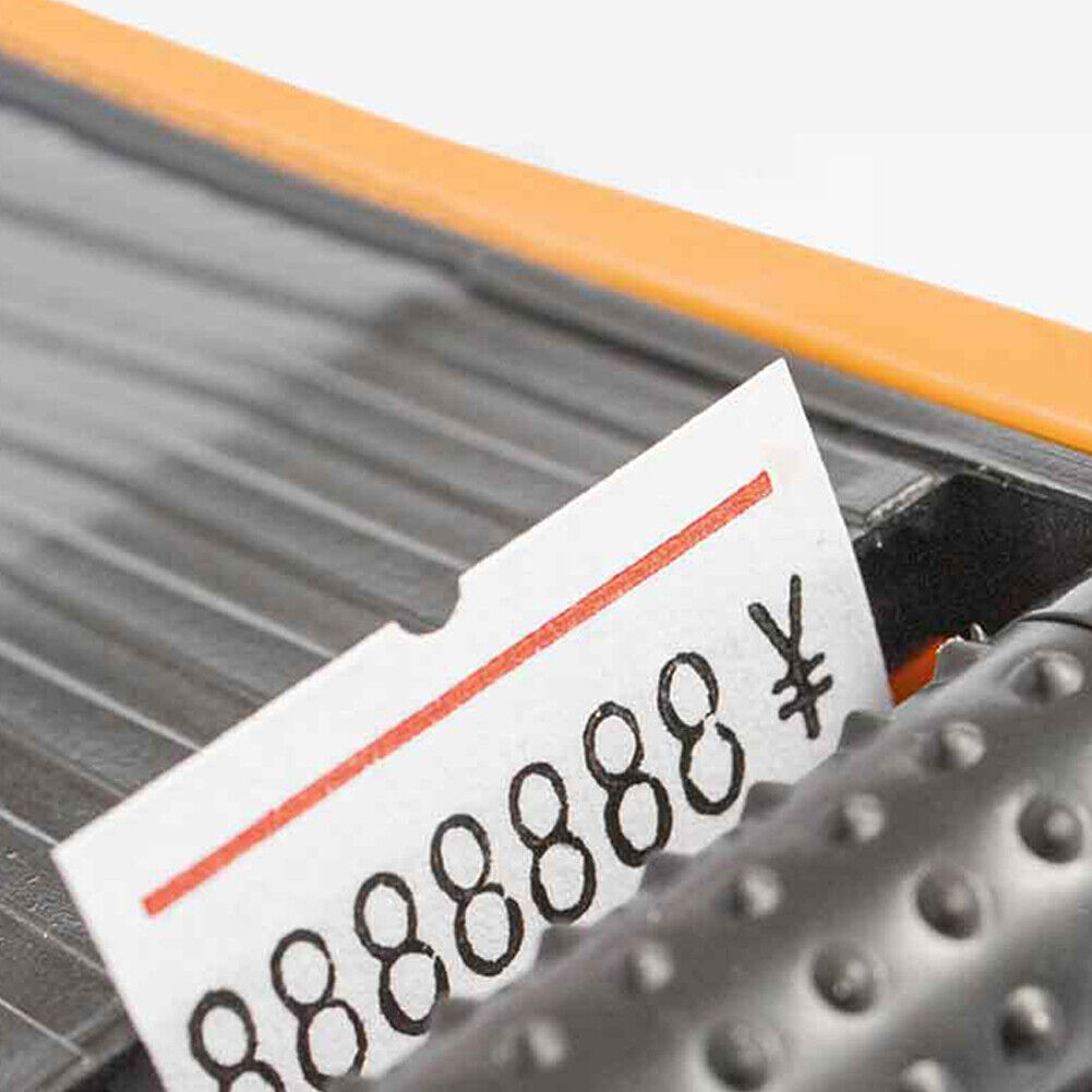 US 5000-10000Pc White Red Line Tags Labels Refill MX-5500 Gun Price Sticker