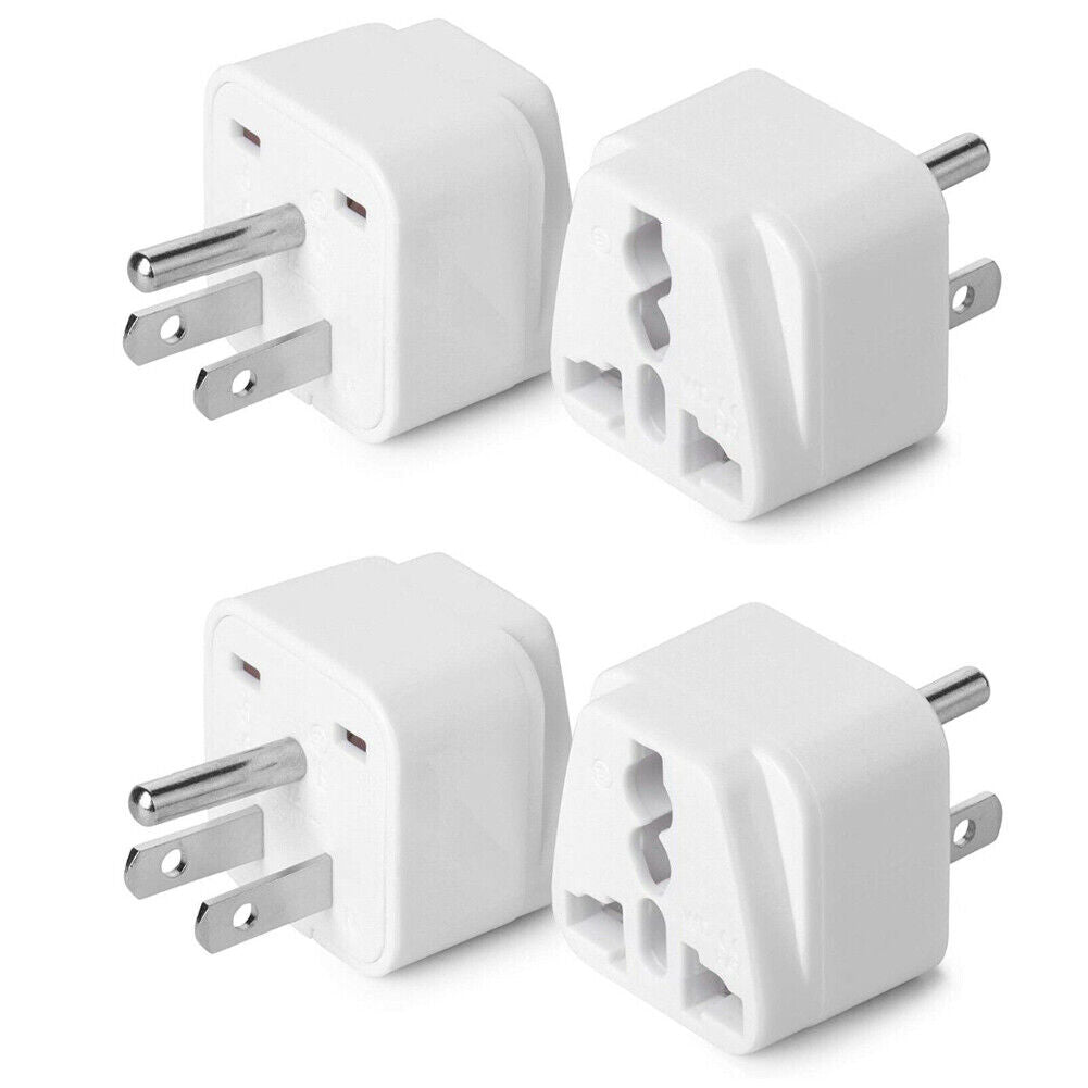 US 6-12Pc Universal UK US AU EU to American US Outlet Plug in Adapter Converter