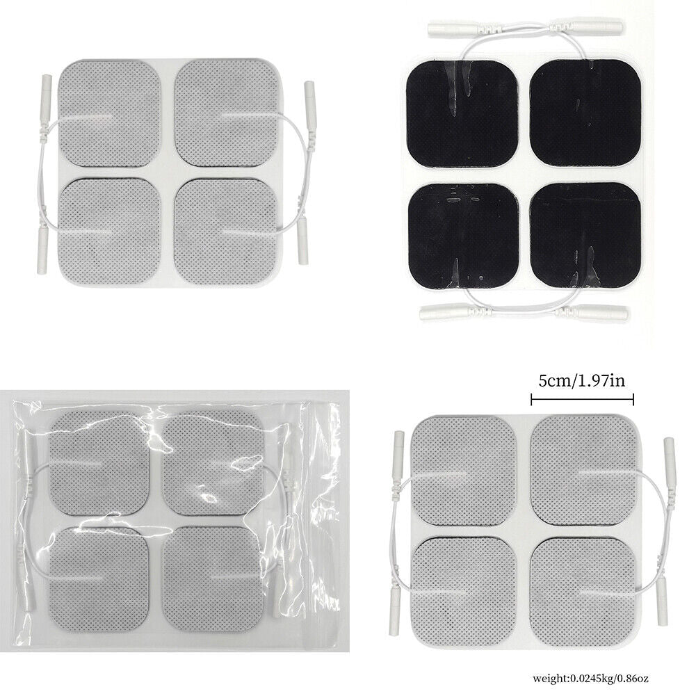 US 60-120 Pc Electrode Patch Self Sticky Muscle Stimulator Non-Irritating Design