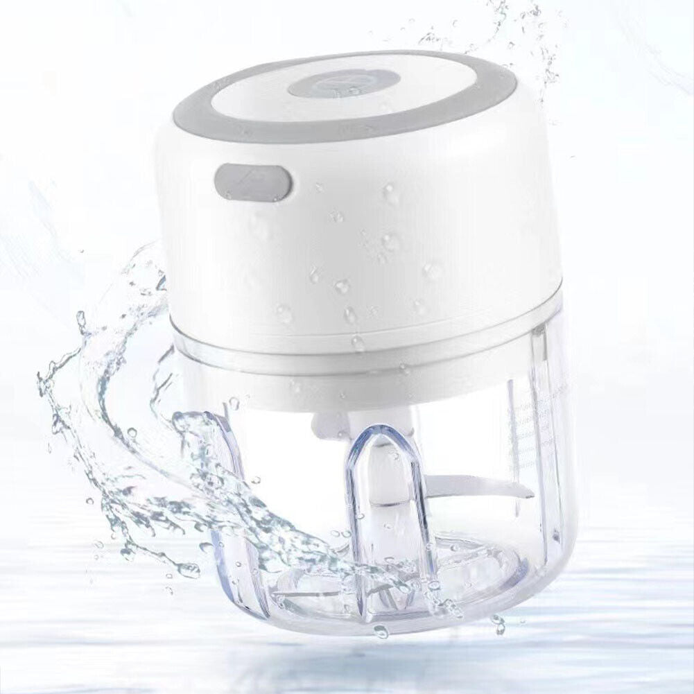 US 1-2 Pc 8.45oz/250ml Electri Mini Garlic Chopper Food Garlic Mincer Vegetable
