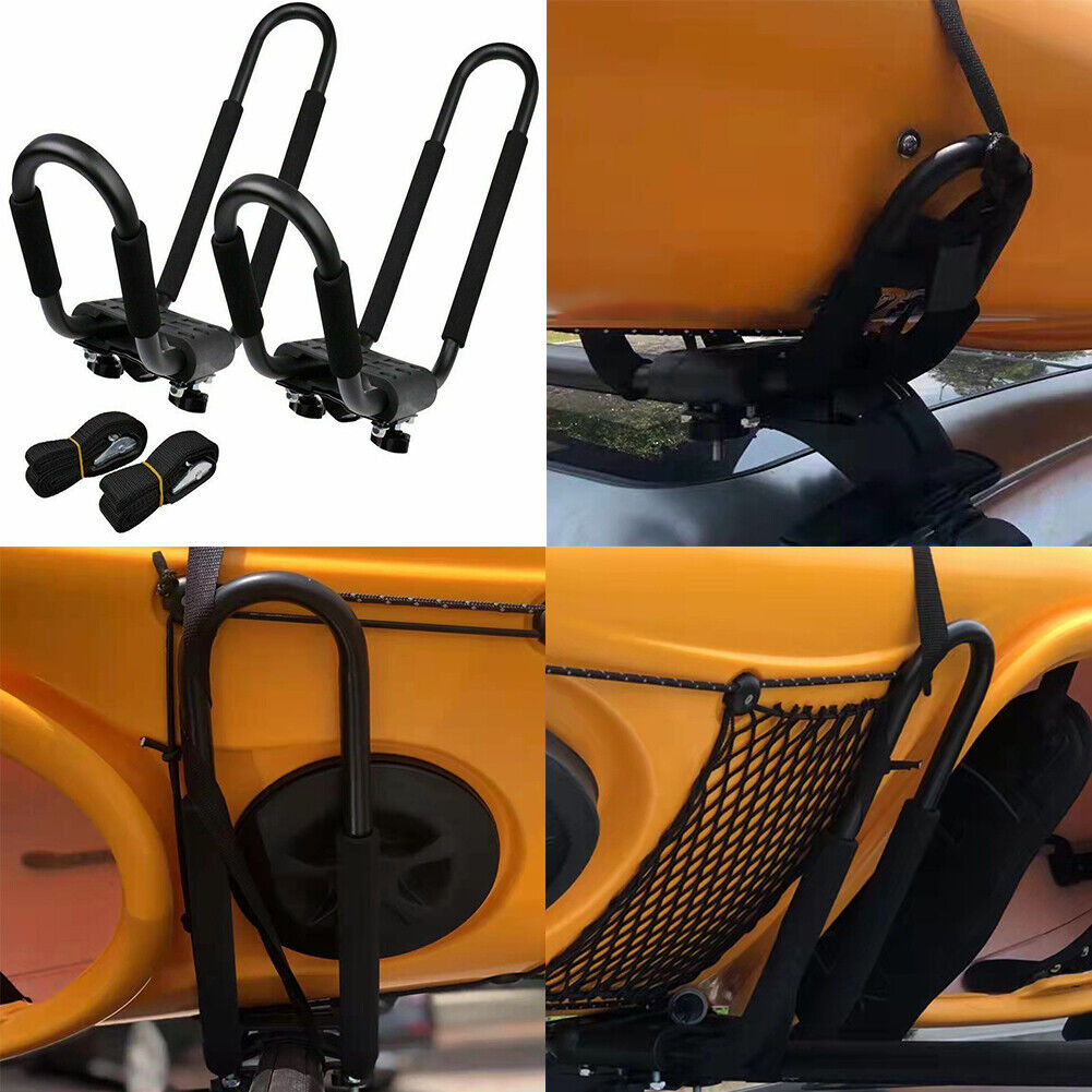 US1 pairs Canoe Boat Kayak Roof Rack Car SUV Truck Top Mount Carrier J Cross Bar