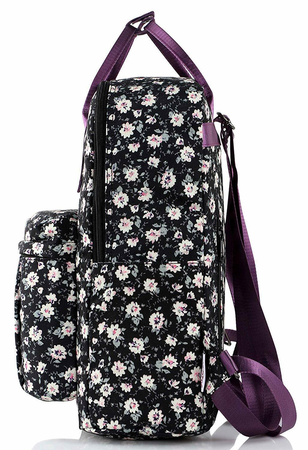 BESTIE 14" College Bookbag Backpack Cute for Women, 14.6"x10.3"x5.1"