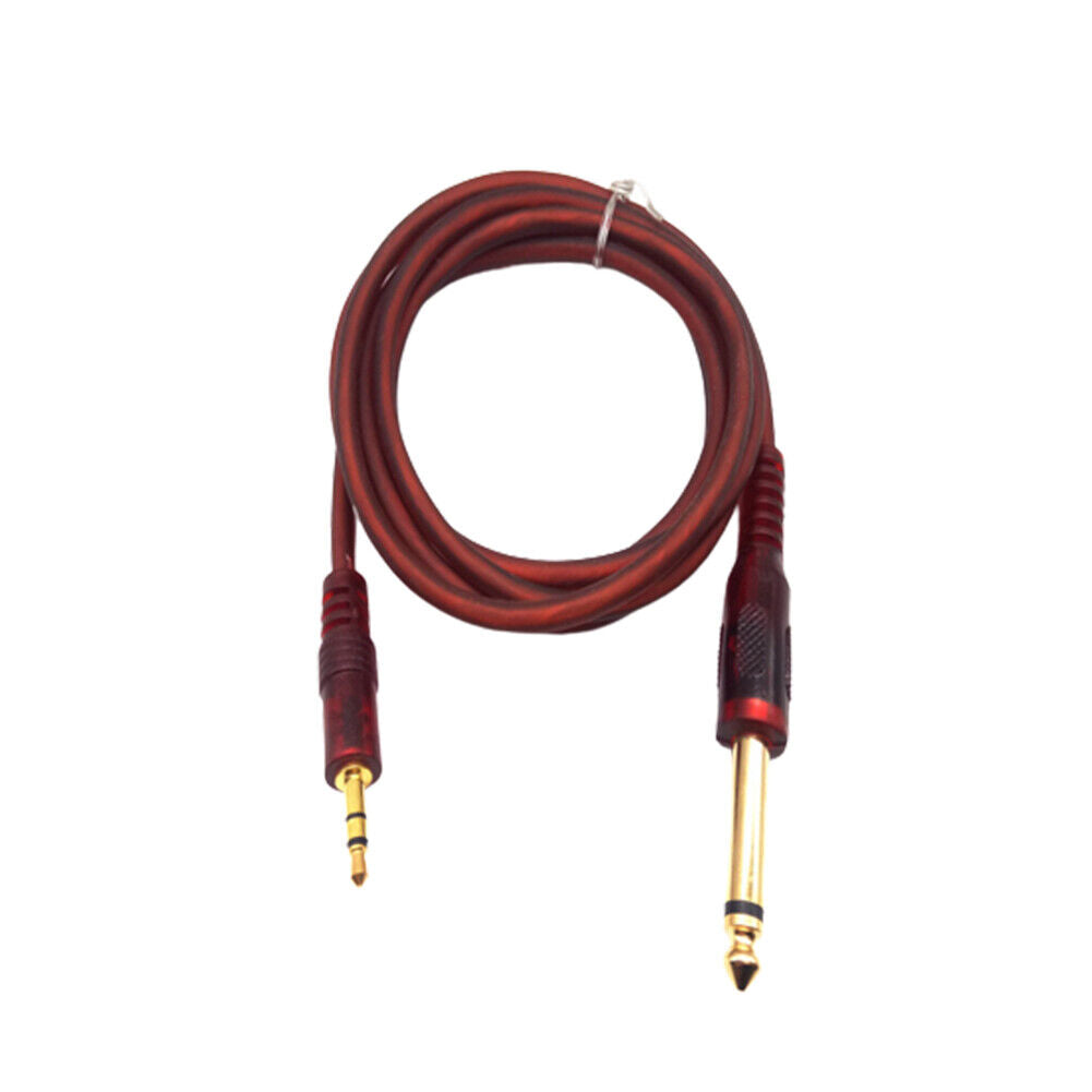 US 5FT 3.5mm jack to 1/4" 6.3mm 6.35mm 6.5mm TRS Male to Male Stereo Audio Cable