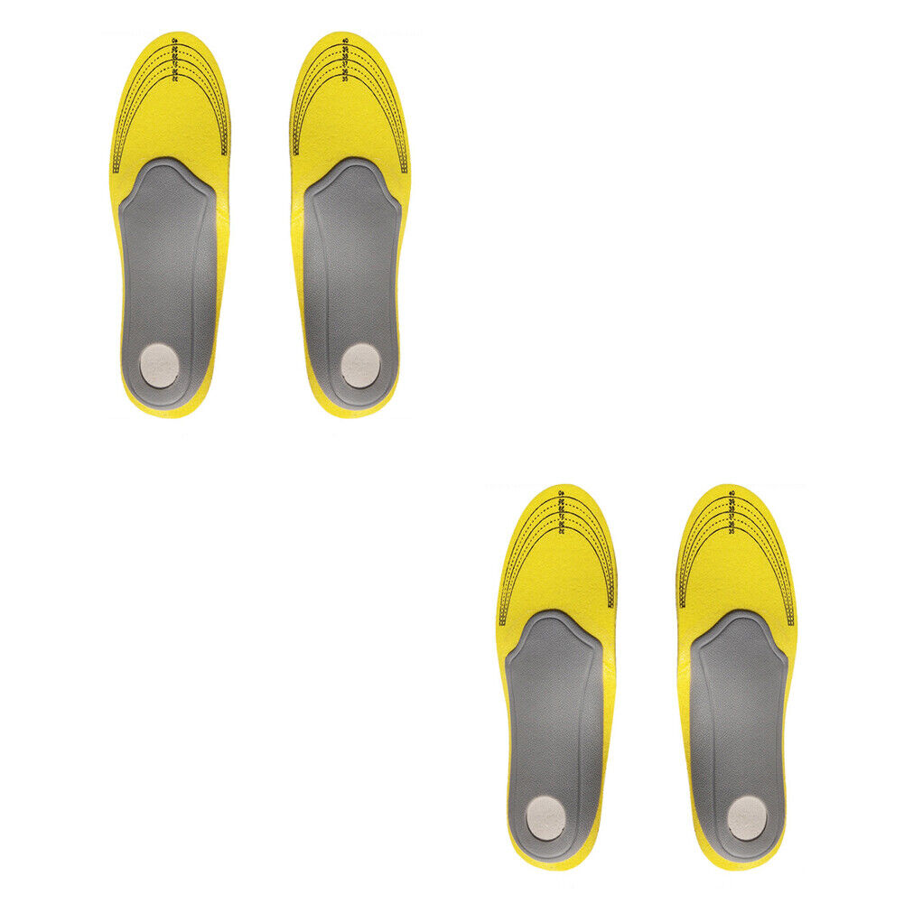US 2-4 Pairs Orthotic Premium Shoe Insole Arch Support Insert High Pad Women Men