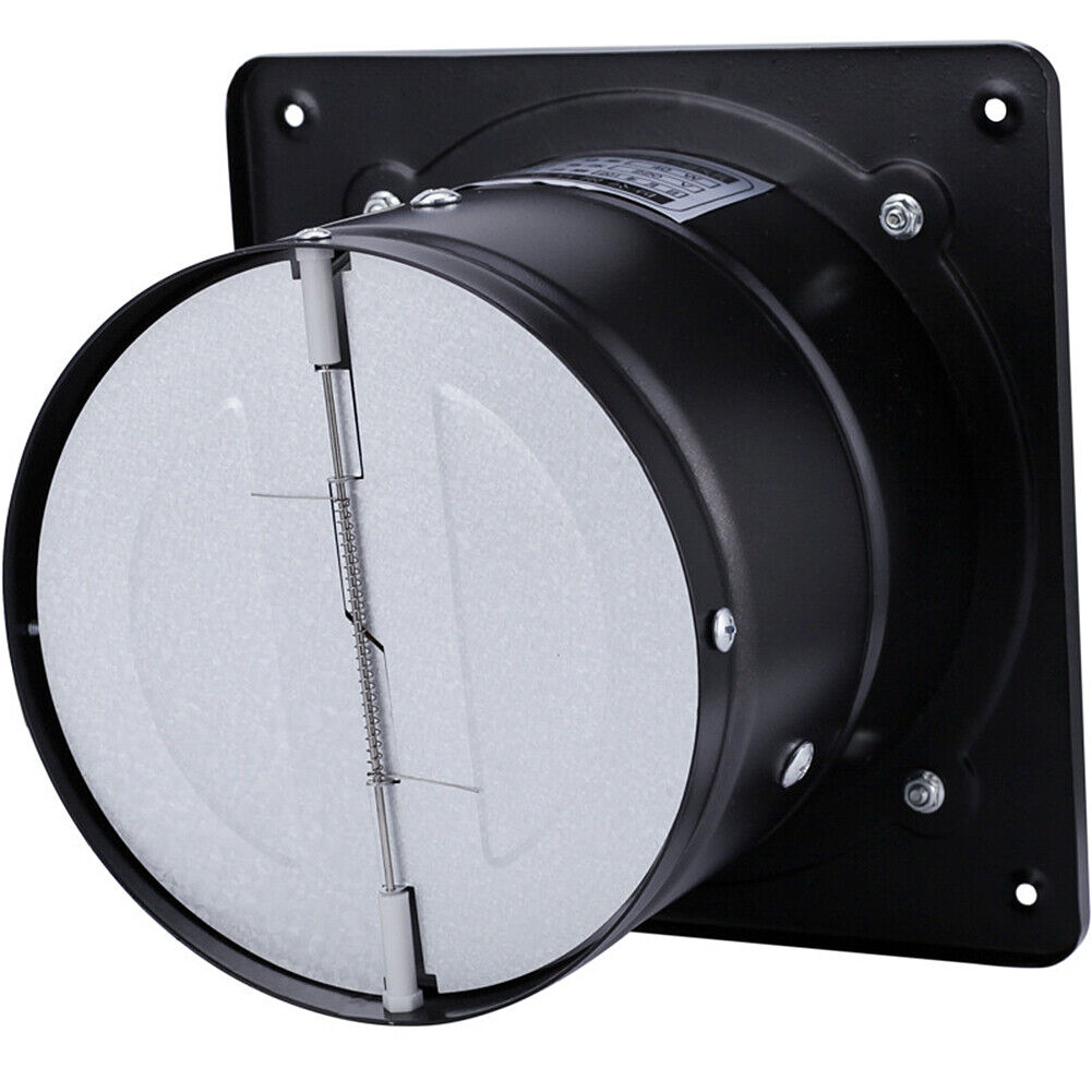 US 4~8'' Exhaust Fan Ventilation Extractor Fan Wall-Mounted Blower Anti-backflow