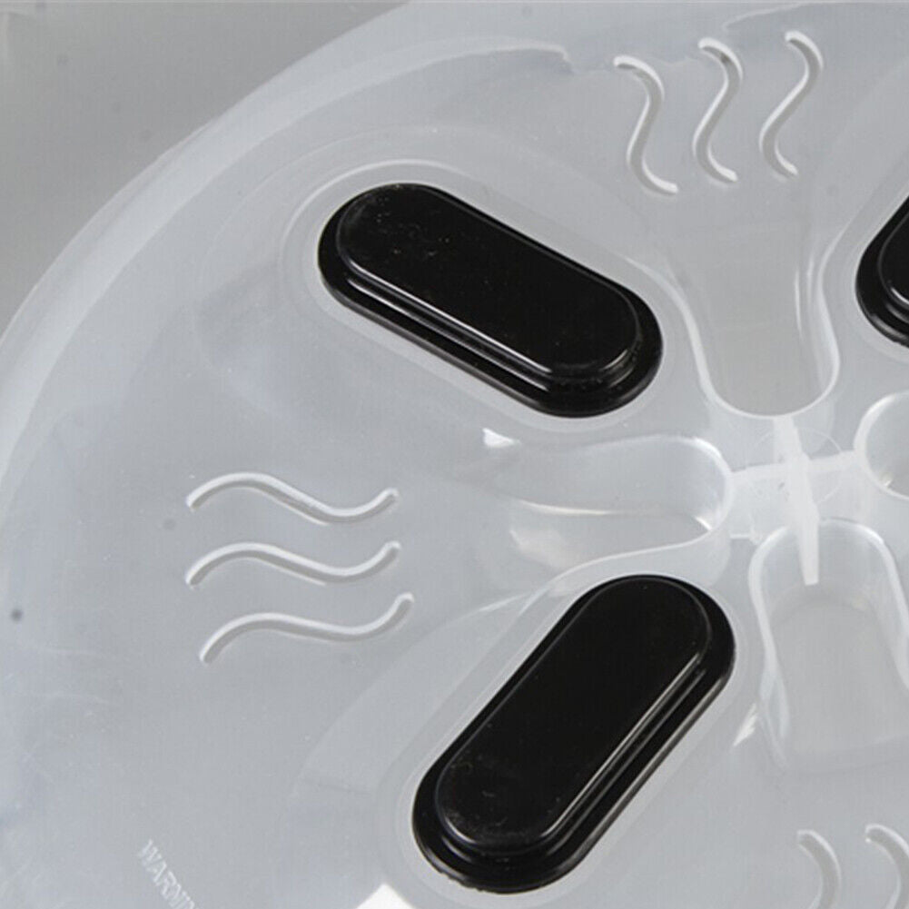US 2-4 Pack Magnetic Microwave Cover Food Anti Splatter Plate Guard Steam Vent
