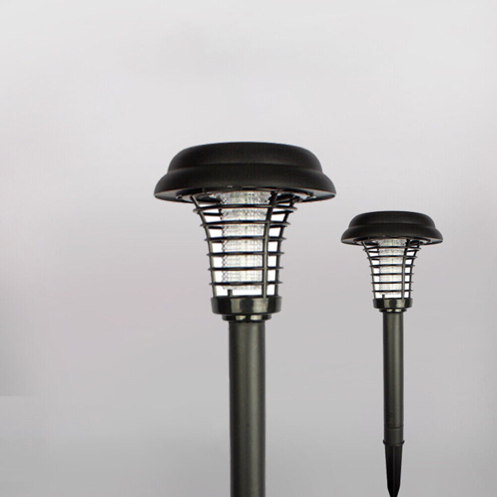 US 2-4 Pack Solar Outdoor Mosquito Fly Bug Insect Zapper Killer Trap Lamp Light