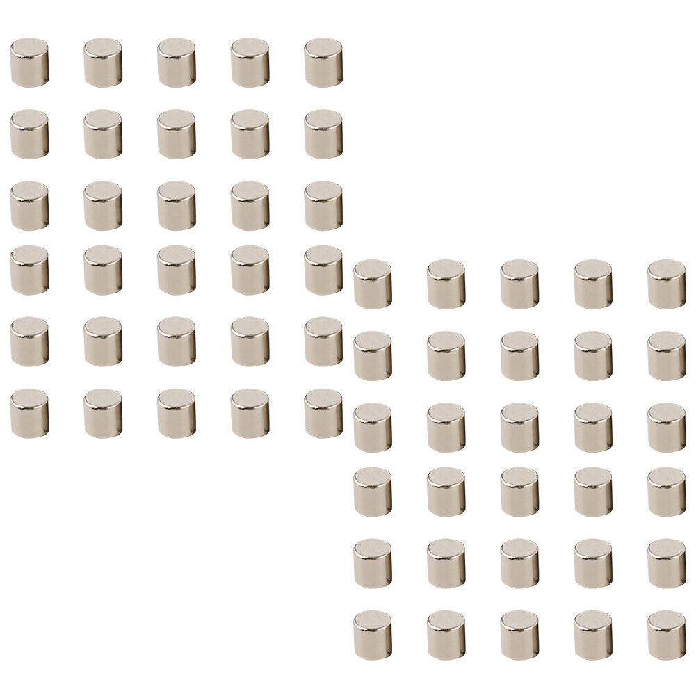 US 30-60Pc 1/4 x 1/4 Inch Strong Neodymium Rare Earth Cylinder Magnets N48