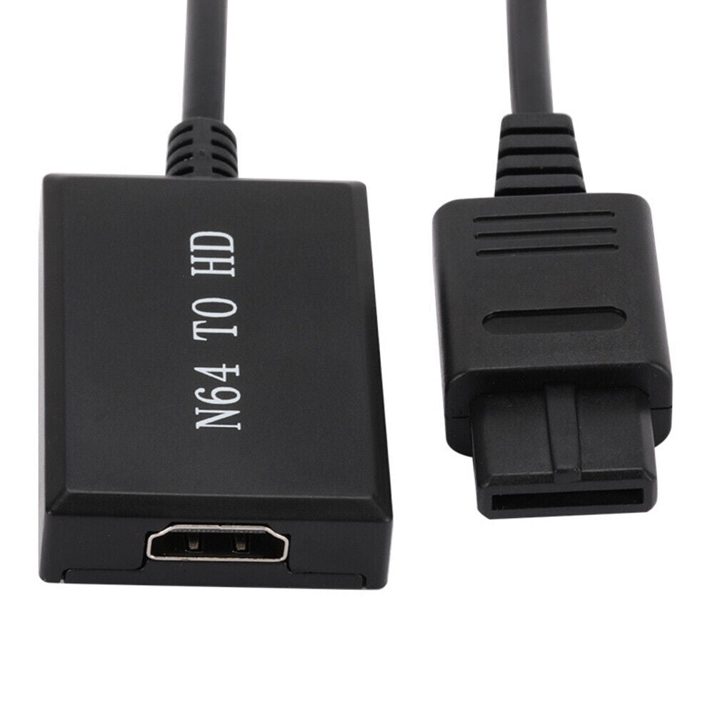 US 2 Pc Converter N64 To HDMI HD 1080P Cable Compatible With N64/ GameCube /SNES