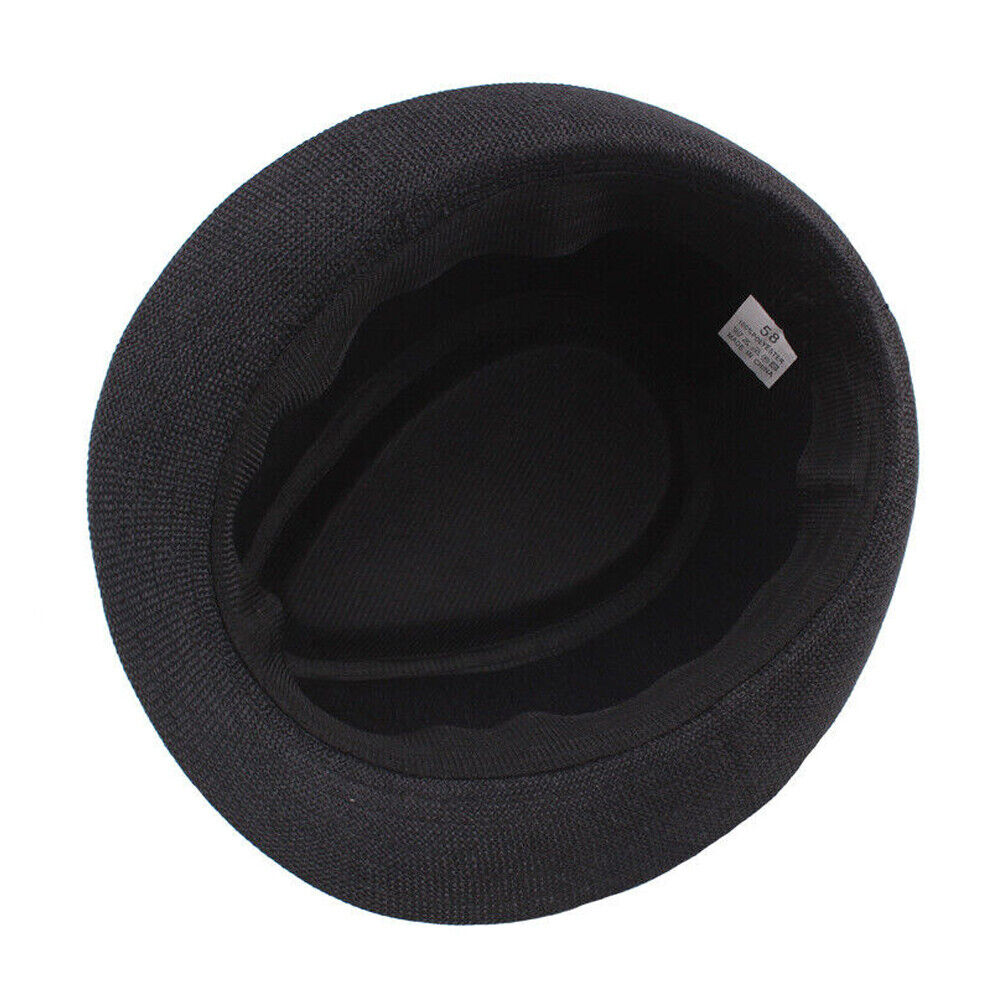 US 3-6 Pc Straw Fedora Hat Short Brim Fedora Classic Summer Beach Sun Panama Cap