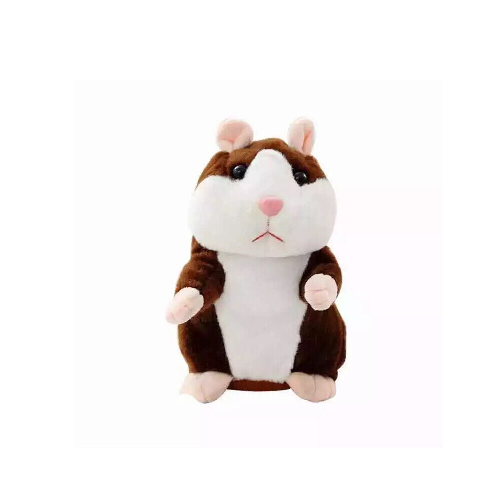 US 1-2 Pack Talking Speaking Hamster Plush Toy Voice Repeating Sound Record Gift