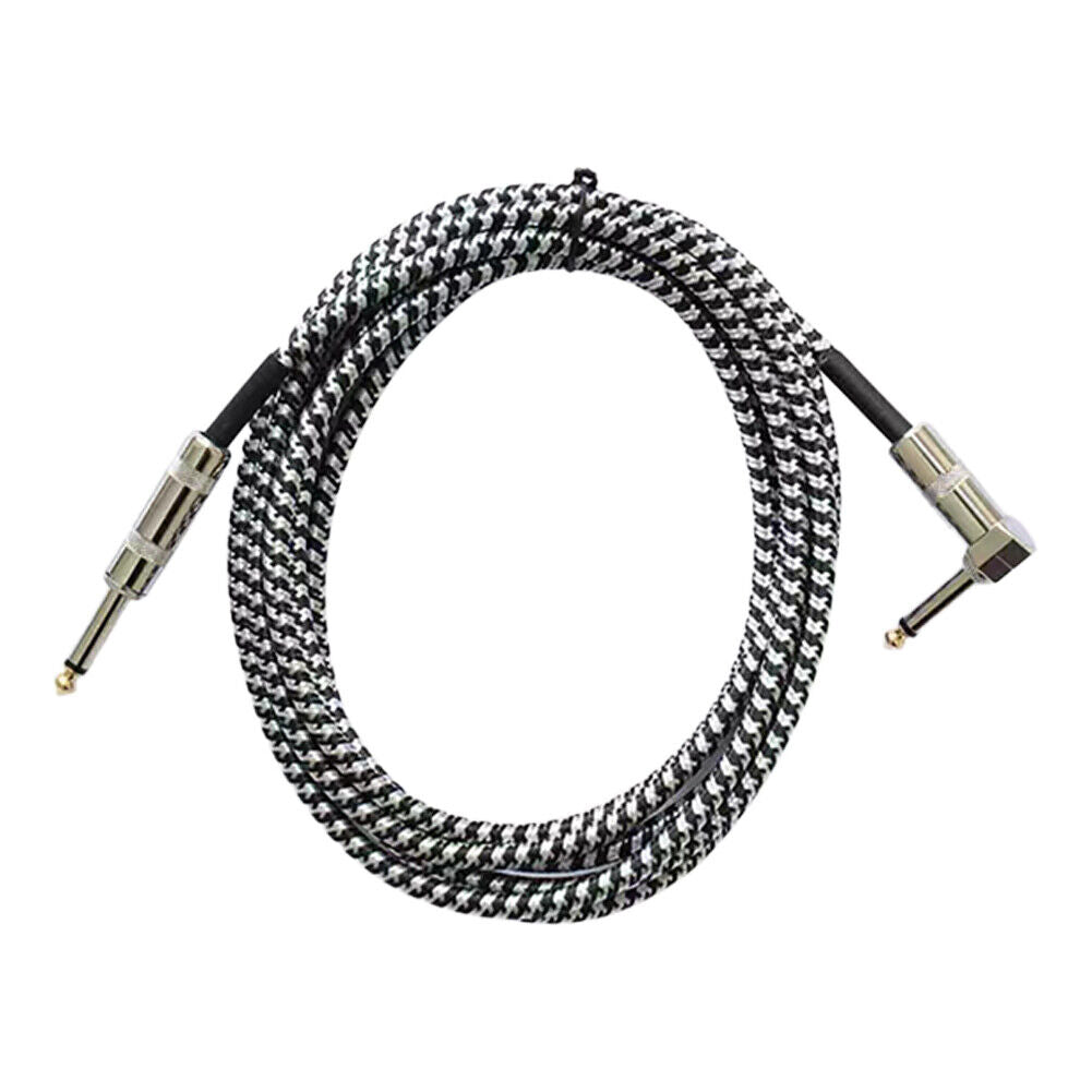 10ft NOISELESS Electric Guitar Bass Cable Pedal AMP Cord 1/4" FOR GIBSON FENDER