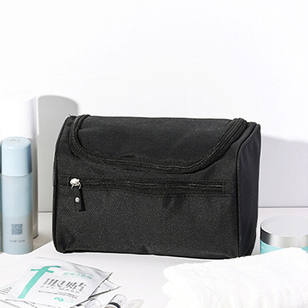 US 2-4 Pc Toiletry Bag Hanging Kit Wash Resistant Portable Makeup Organizer Case