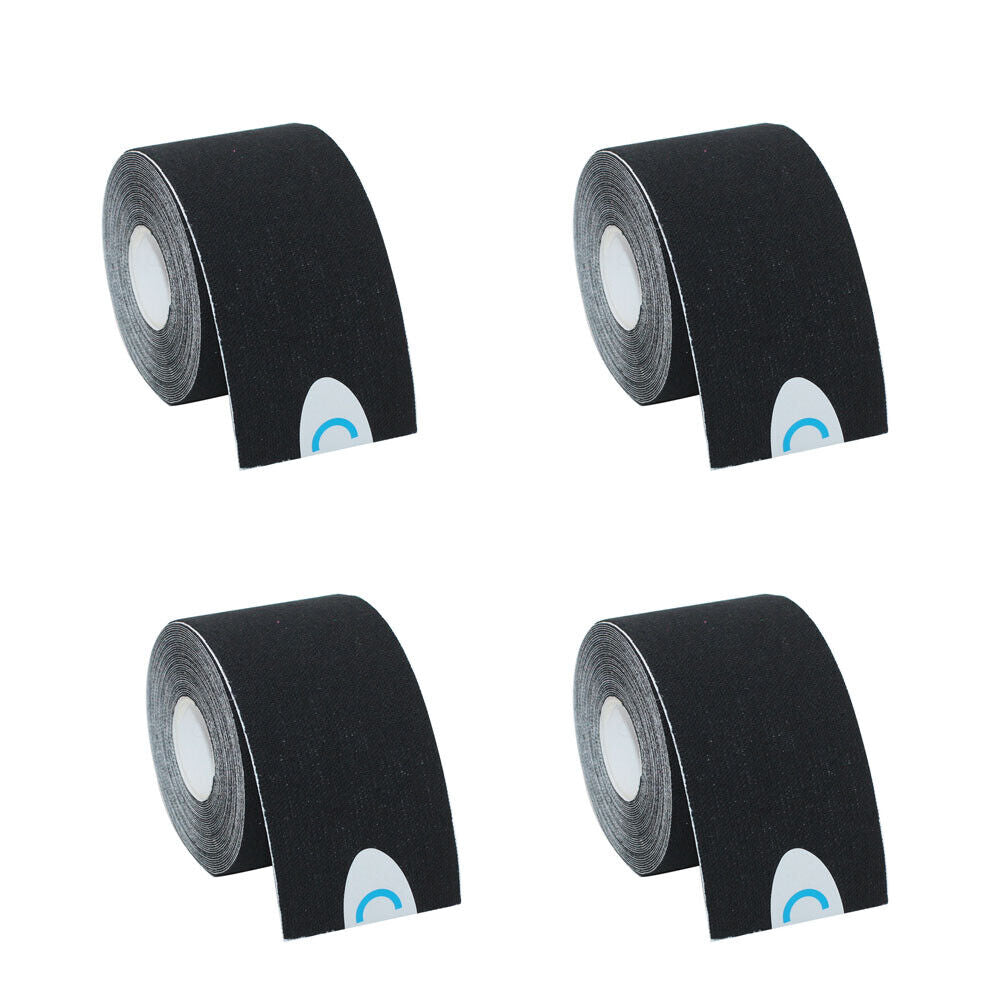 US 2-4 Pcs Cotton Elastic Kinesiology Therapeutic Athletic Latex Free Sport Tape