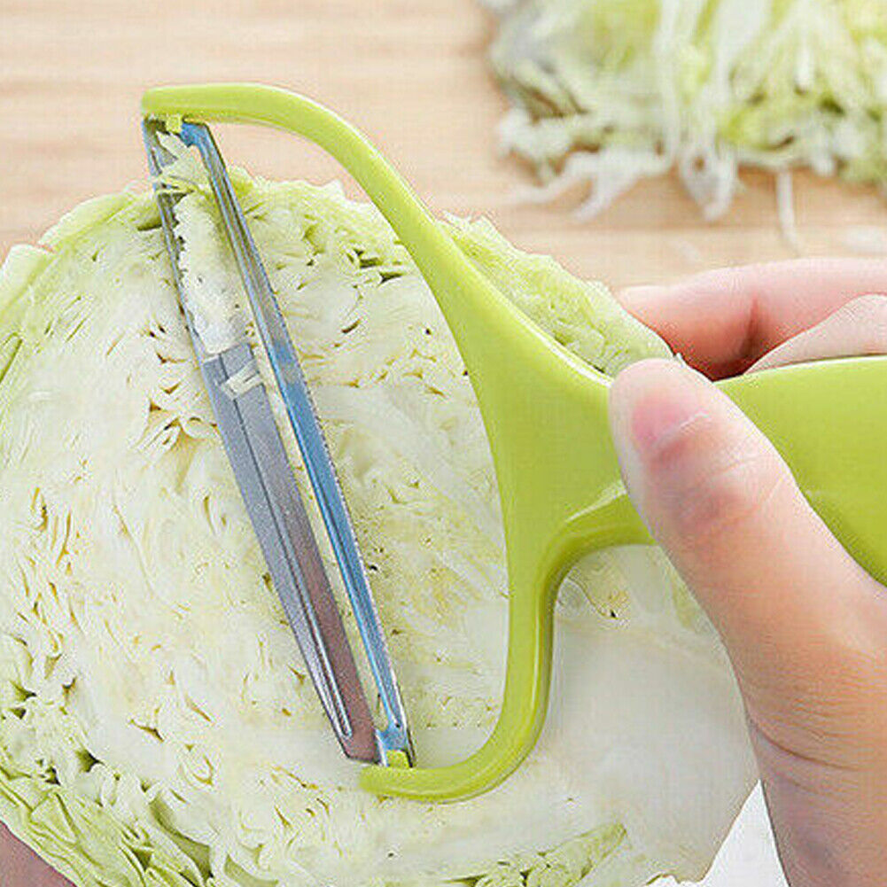 US 2-4 Pack Stainless Steel Peeler Cabbage Lettuce Head Grater Shredder Slicer S