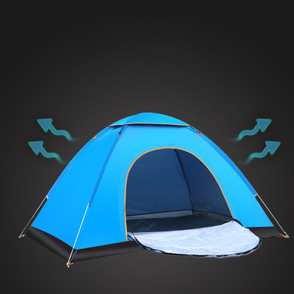 US 2-3 Person Camping Tent Waterproof Hiking Canopy Shelter Outdoor Pop Up Tent
