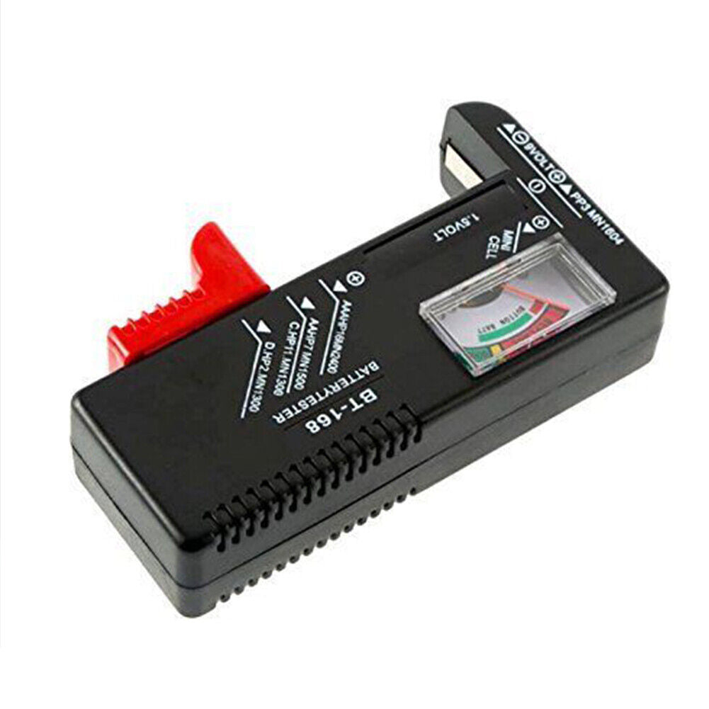US 2-4 Pack AA AAA C D 9V Battery Universal Volt Tester Checker Button Cell