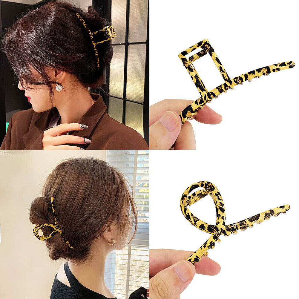 US 5-10 Pack Metal Jumbo Hair Claw Clip Large Strong Hold for Thick Hair Nonslip