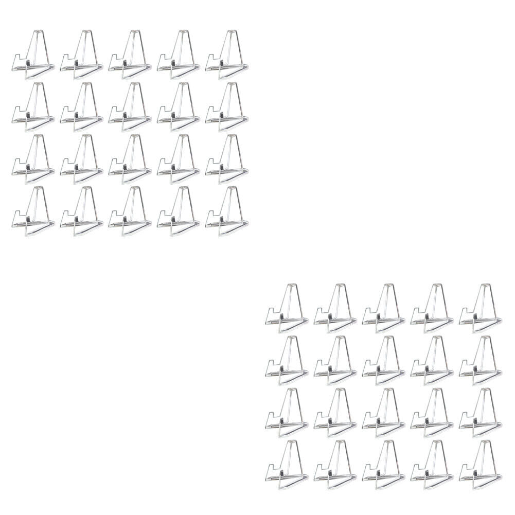 US 20-40 Pack Trading Card Holder Acrylic Coins Display Stand Mini Clear Easel