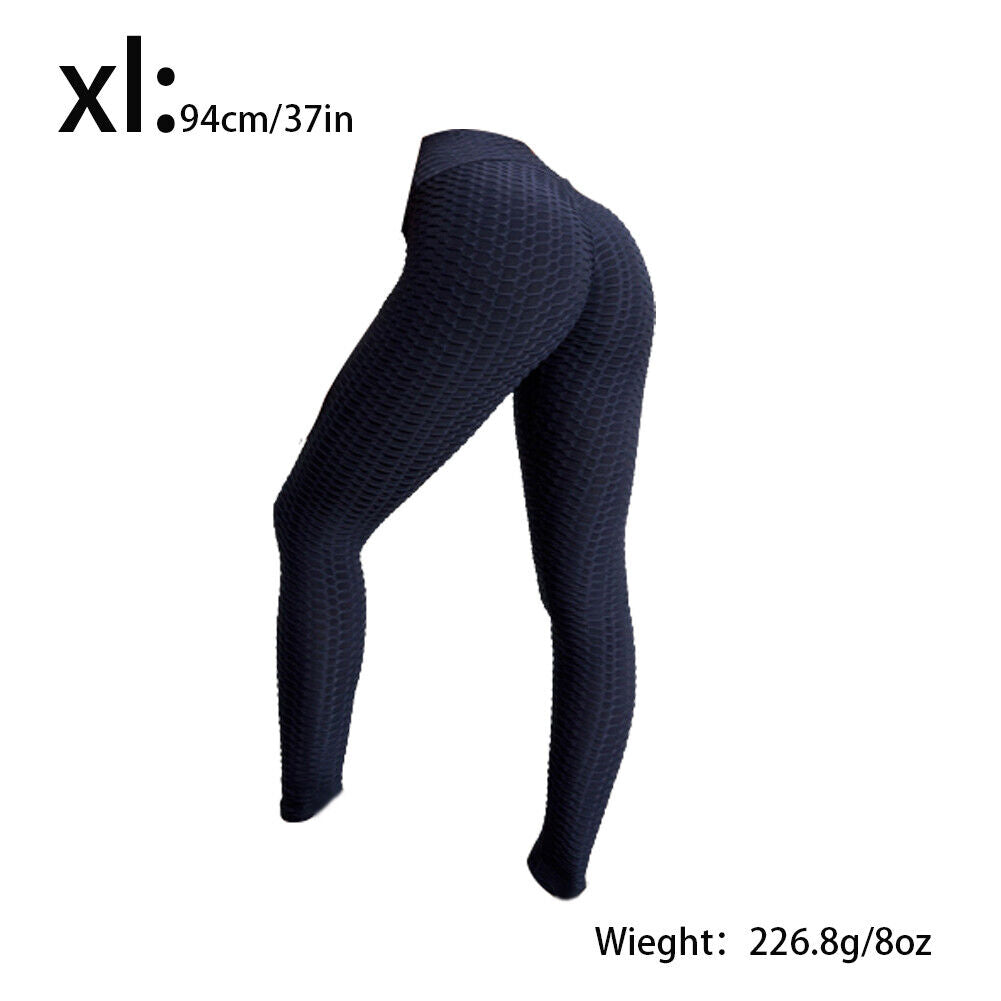 US Women Butt Lift Leggings Anti-Cellulite High Waist Push Up Yoga Pants TikTok