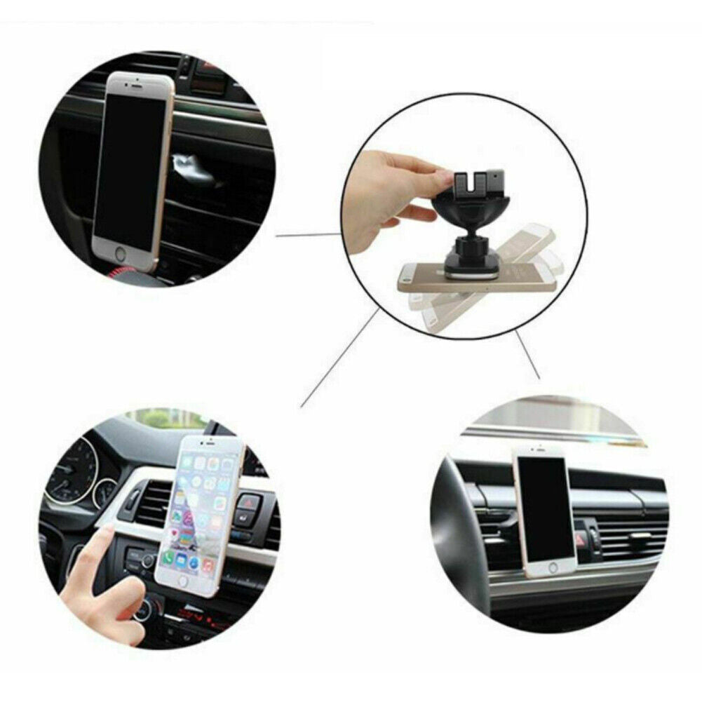 US 2-4 Pack Magnetic Phone Holder Car Air Vent Mount Easily Install Stand Cradle