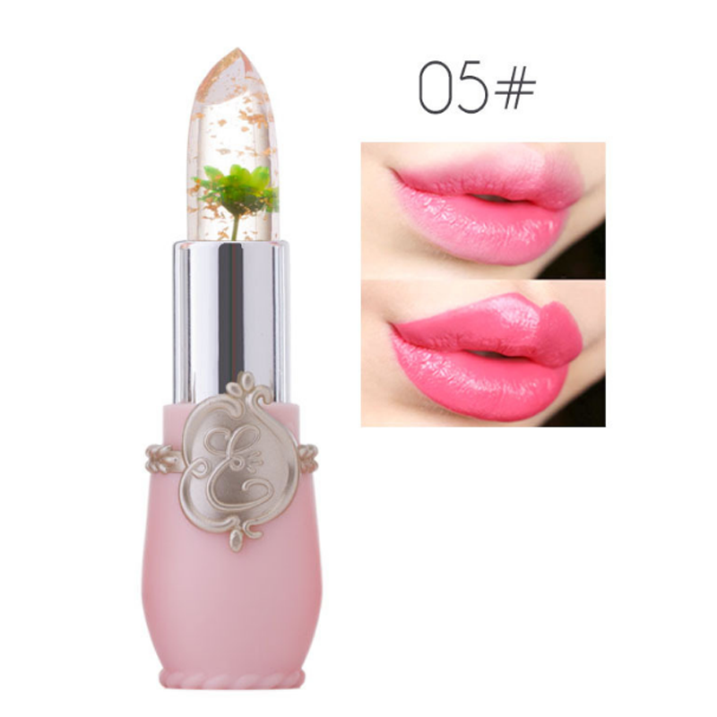 US Flower Lipstick Color Jelly Transparent Magic Changing Lip Temperature Change