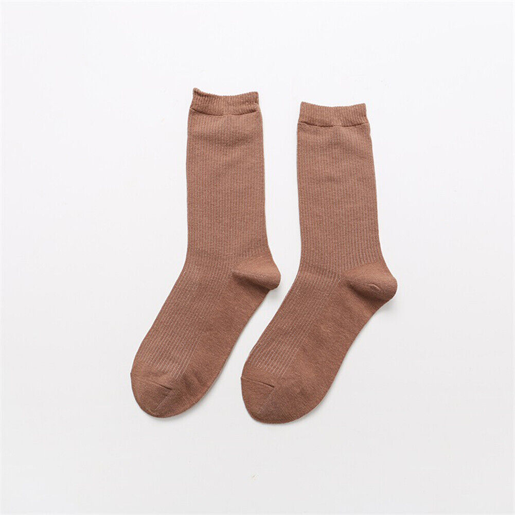 US 7 Pairs Novelty Women Assorted Breathable Cute Korea Casual Cotton Crew Socks