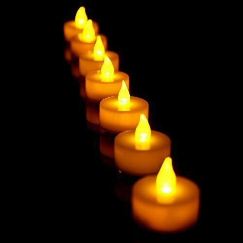 Flameless LED Tealight Candles Tea Light Candle 24pcs Battery-powered LCL24