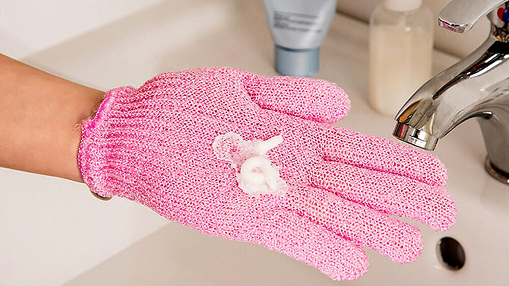 US 6~24 PCS Exfoliating Spa Bath Gloves Shower Soap Clean Hygiene Wholesale Lots
