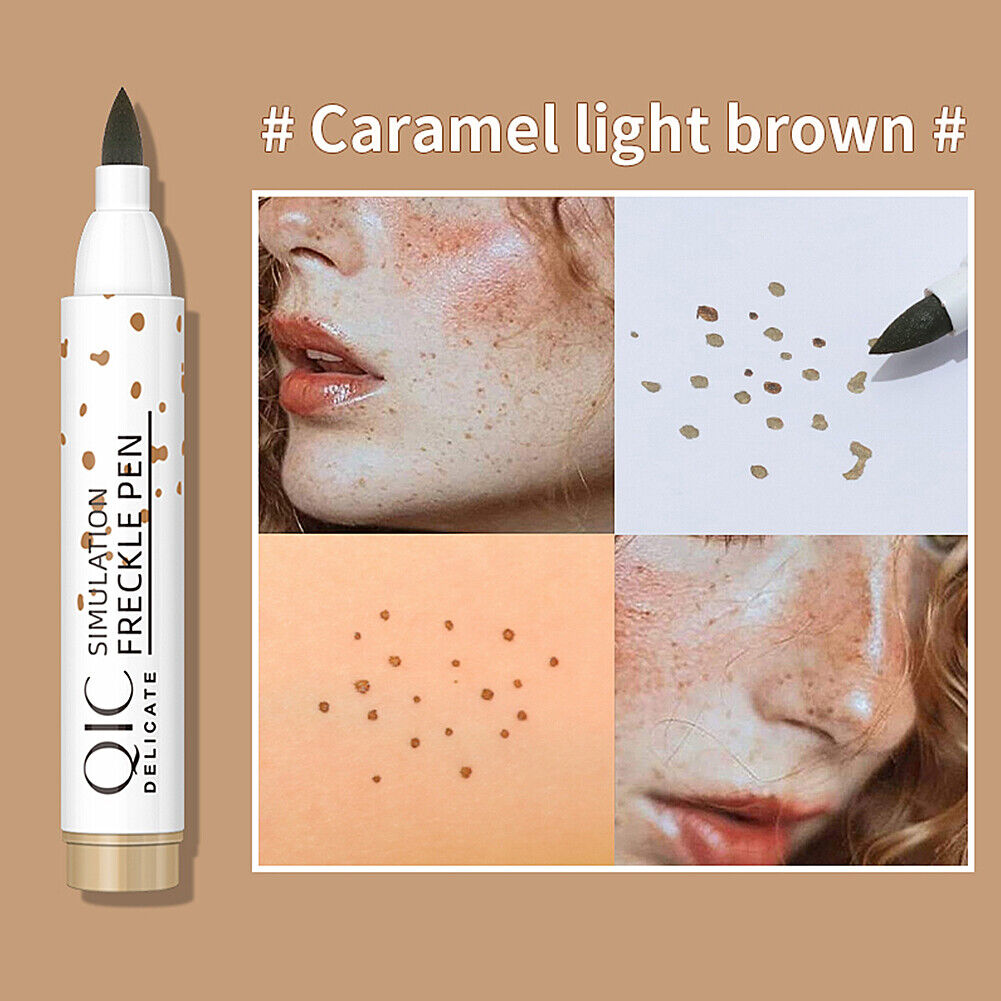 US 1-2Pc Faux Freckle Pen Natural Waterproof Longlasting Soft Dot Sunkissed Skin