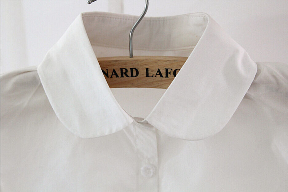 Choker Necklace Unisex Women Peter Pan Detachable Lapel Shirt Fake False Collar