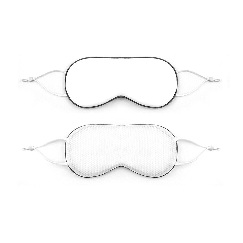 US 2-in-1 Double-Sided Sleep Eye Mask Warm&Cool Travel Breathable Blindfold Mask