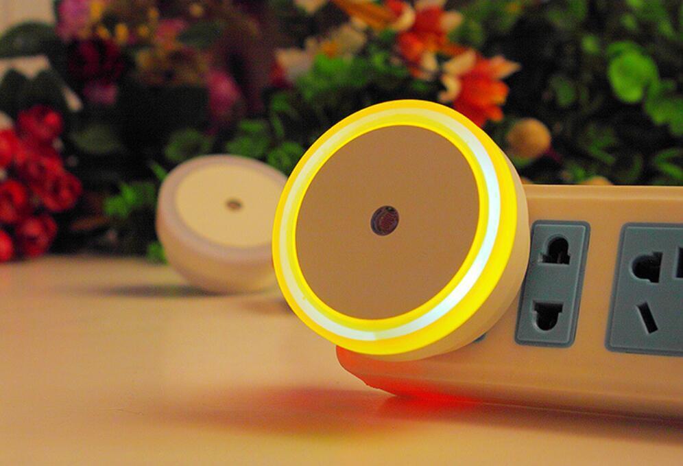 4~8 PCS Auto LED Light Induction Sensor Control Bedside Night Light In Wall Lamp