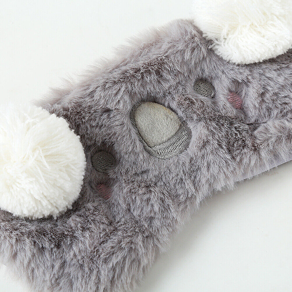 US Unicorn Animal Eye Mask Soft Plush Sleep Masks Sleeping Blindfold Traveling