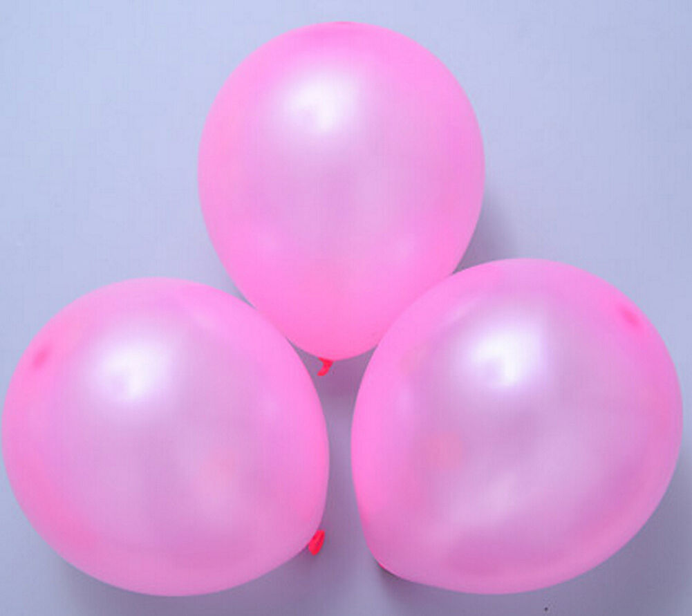 100pcs 10 inch Pearl Latex Colorful Thickening Wedding Party Birthday Balloon