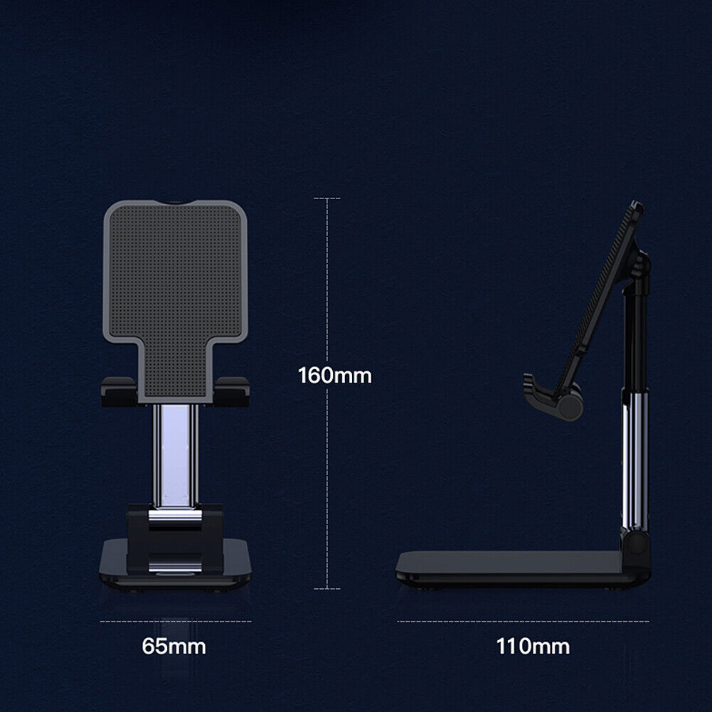 US 1-2 Adjustable Foldable Universal Phone Stand Desktop Holder Mount Anti-slip