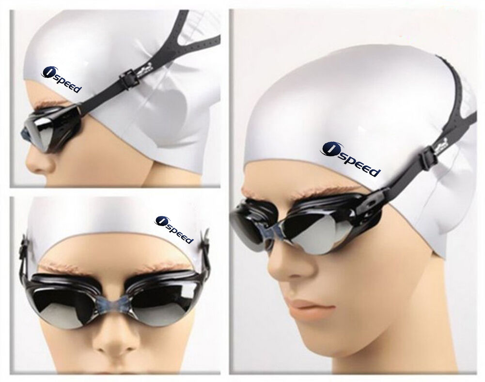 Ispeed Mirror Pro Swim Goggle Non-Fogging Anti UV Swimming Swim Goggle