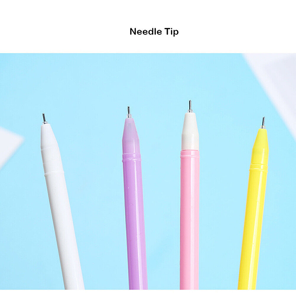 US 20pcs/lot Cute Office School Accessories 0.5mm Pen Gel Pens + Organizer Bag