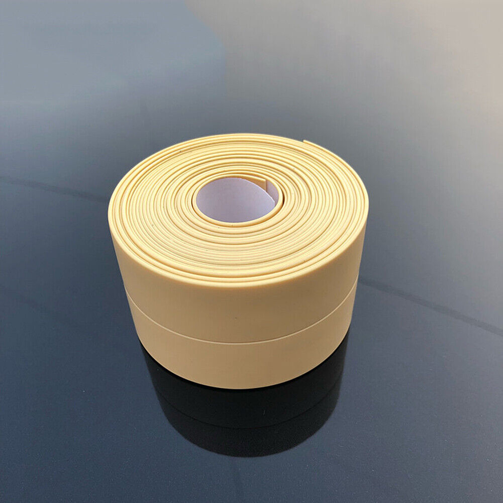 US 10.5ft Self-Adhesive Waterproof PVC Sealing Tape Mold Proof Sink Wall Toilet