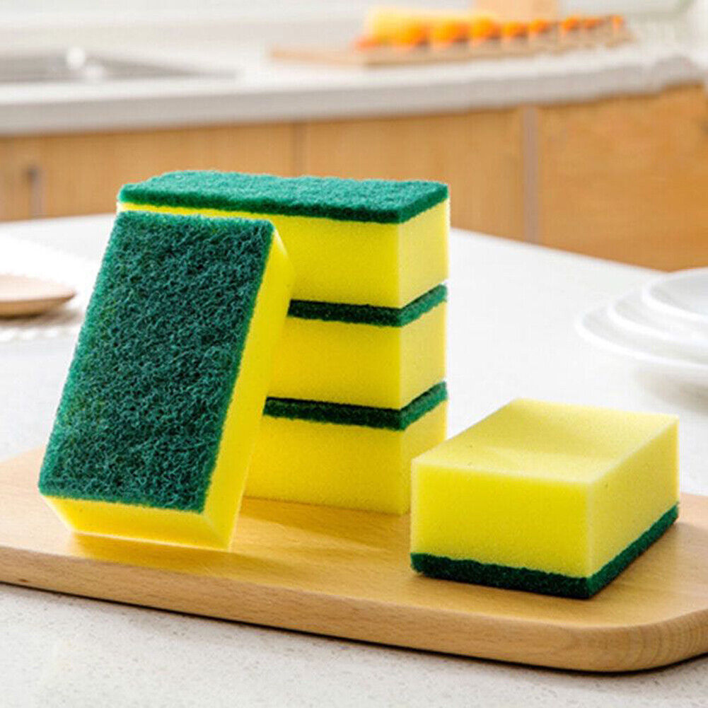 10~20PCS Sponge Eraser Cleaning Pads Dish Washing Stains Removing Kitchen