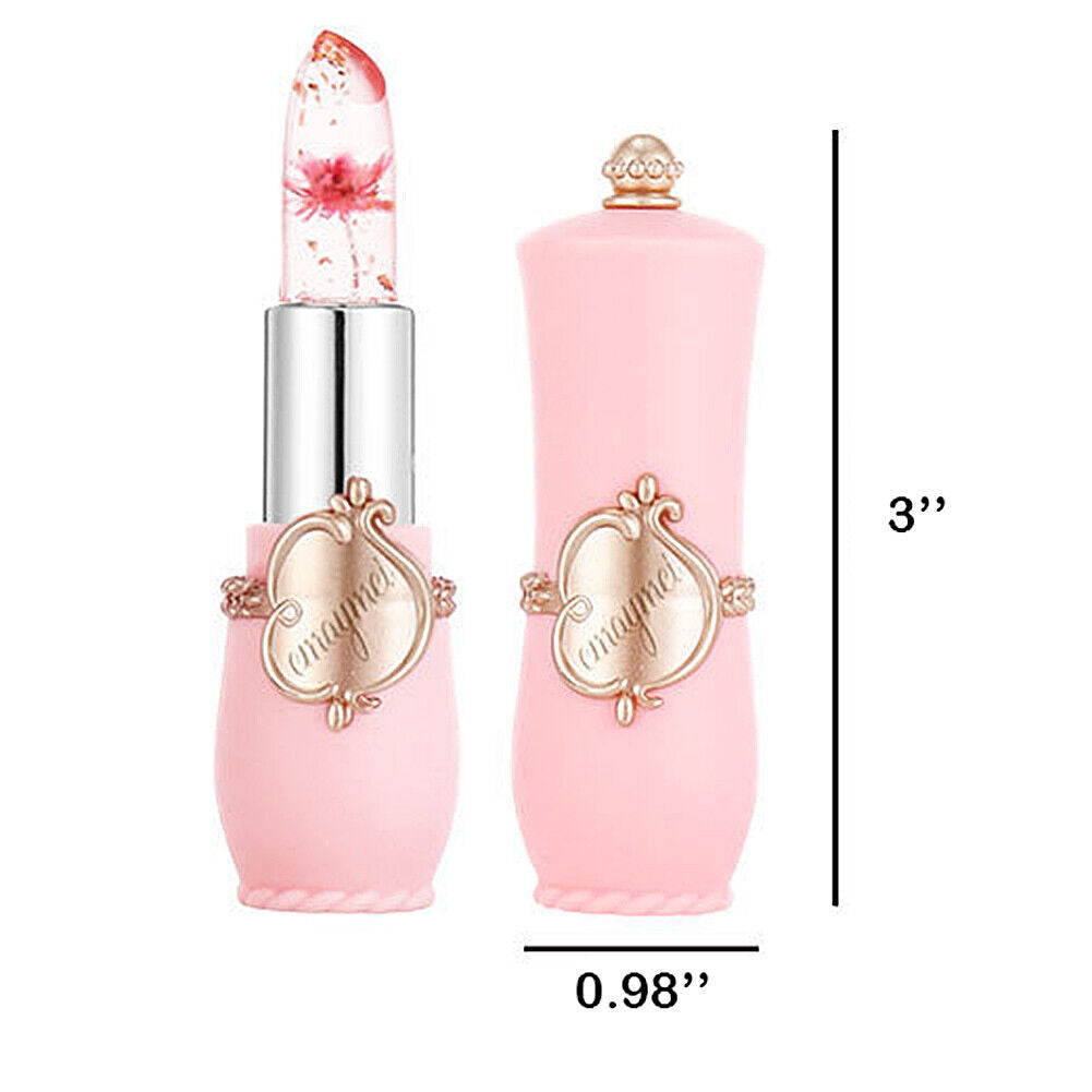 US Flower Lipstick Color Jelly Transparent Magic Changing Lip Temperature Change