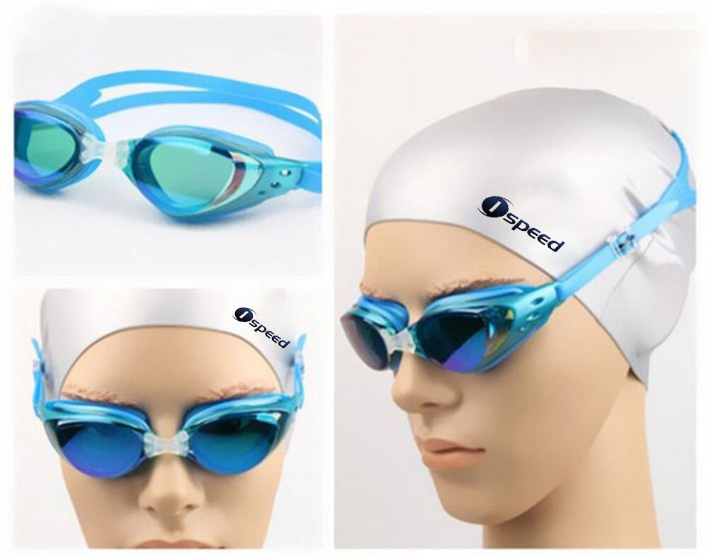 Ispeed Mirror Pro Swim Goggle Non-Fogging Anti UV Swimming Swim Goggle