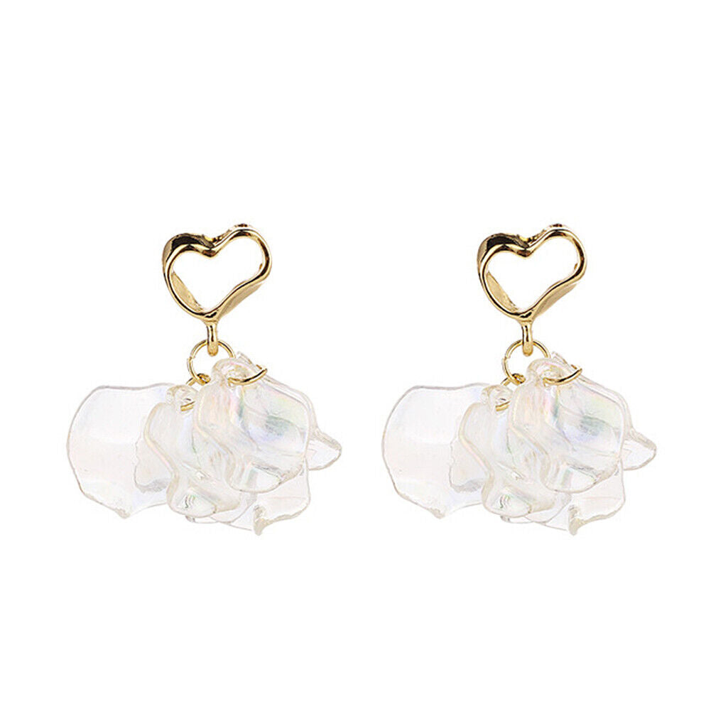 US Pom Pom Flower Balloon Daisy Vintage Heart Cat Star Fruit Earrings /Ear Clips