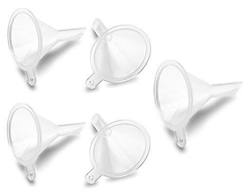 US 10~30pcs Small Plastic Perfume Diffuser Bottle Mini Liquid Oil Funnels Lab