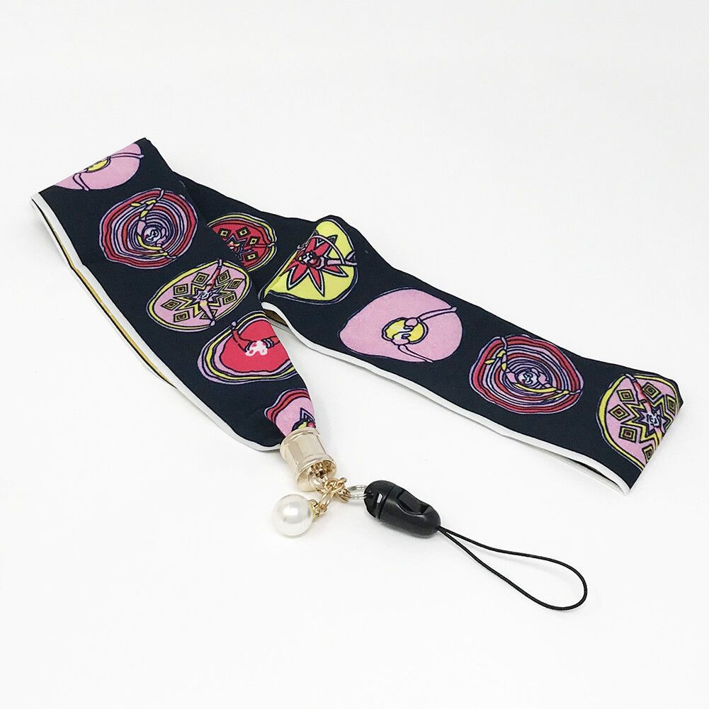 Universal Silk Scarf Neck Lanyard Strap Cell Mobile Phone ID Card Key chain
