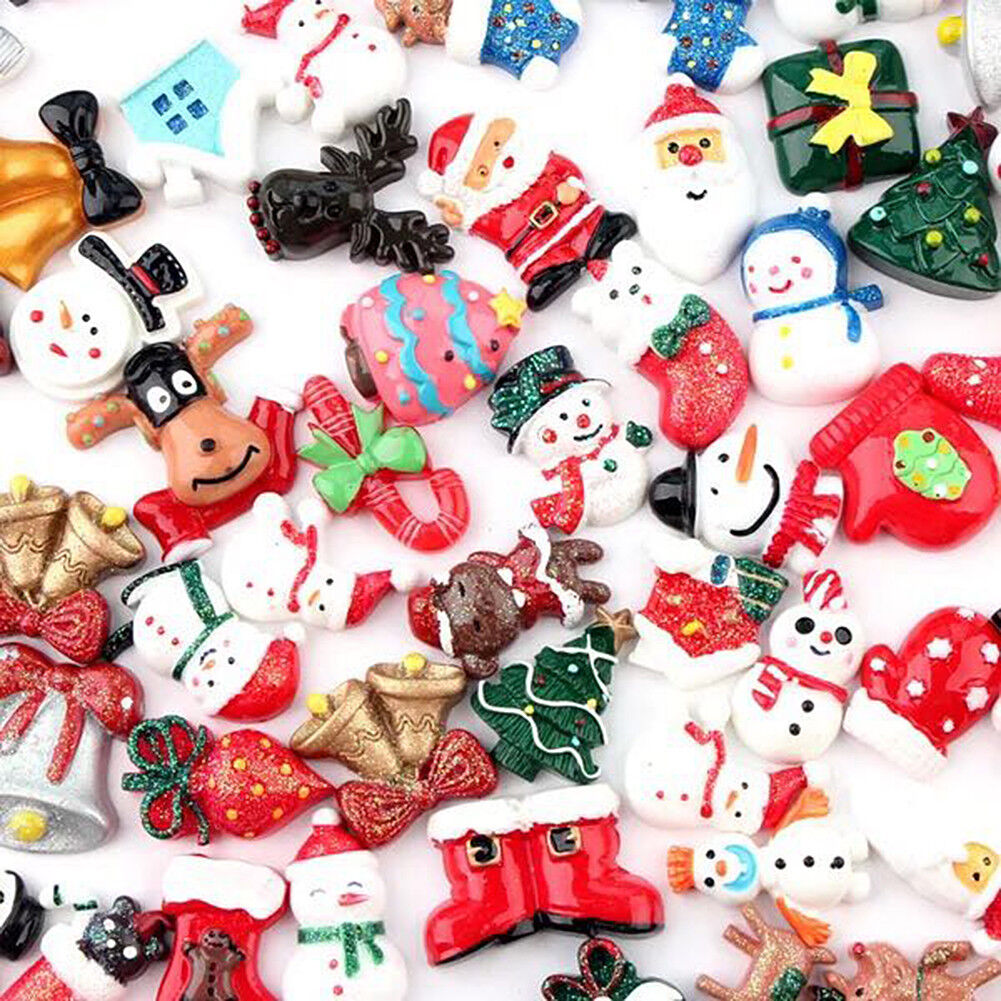 US 15~100 Pc Slime Bread Candy Unicorn Resin Flat Back Scrapbooking Charms DIY