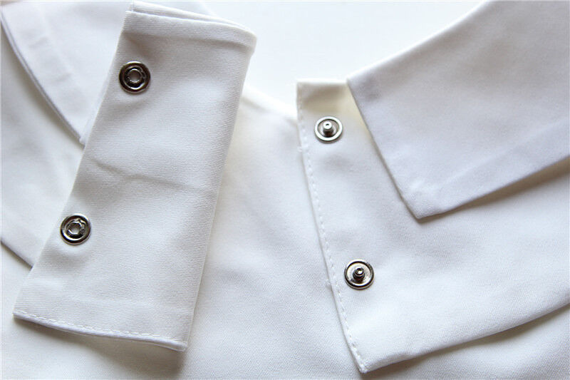 Choker Necklace Unisex Women Peter Pan Detachable Lapel Shirt Fake False Collar