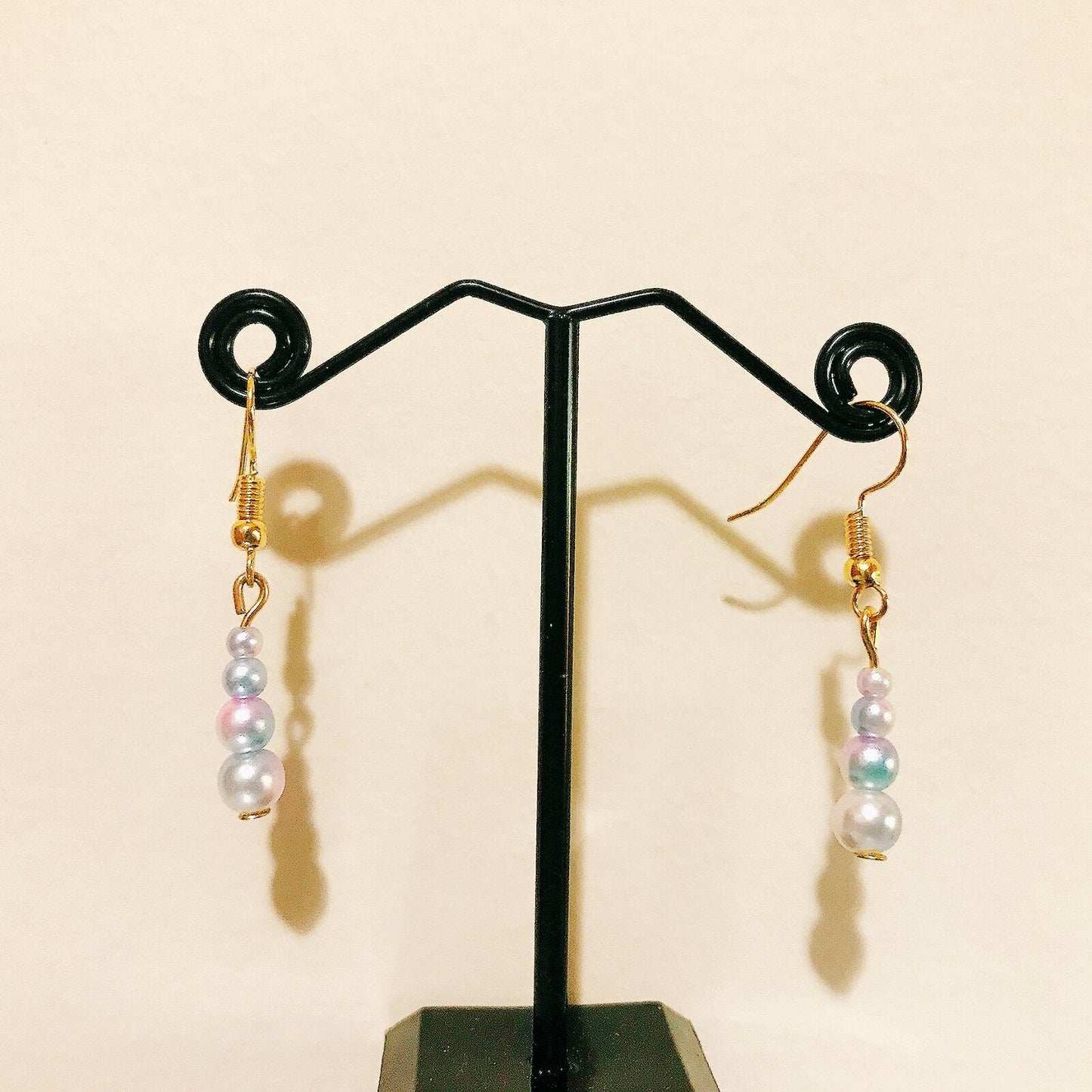 On Sale! Magik "Fancy Mermaid Bead" Unicorn Horn Shaped Handmade Drop Earrings